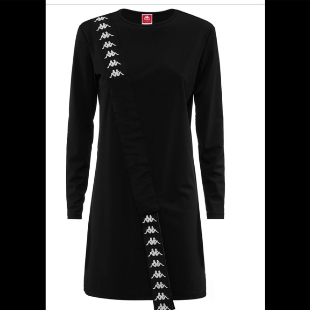 Kappa Black sweater dress, straight fit size S